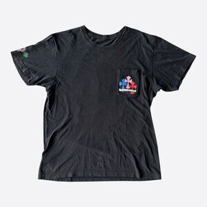 Chrome Hearts Black Multicolor Cross Logo T-Shirt
